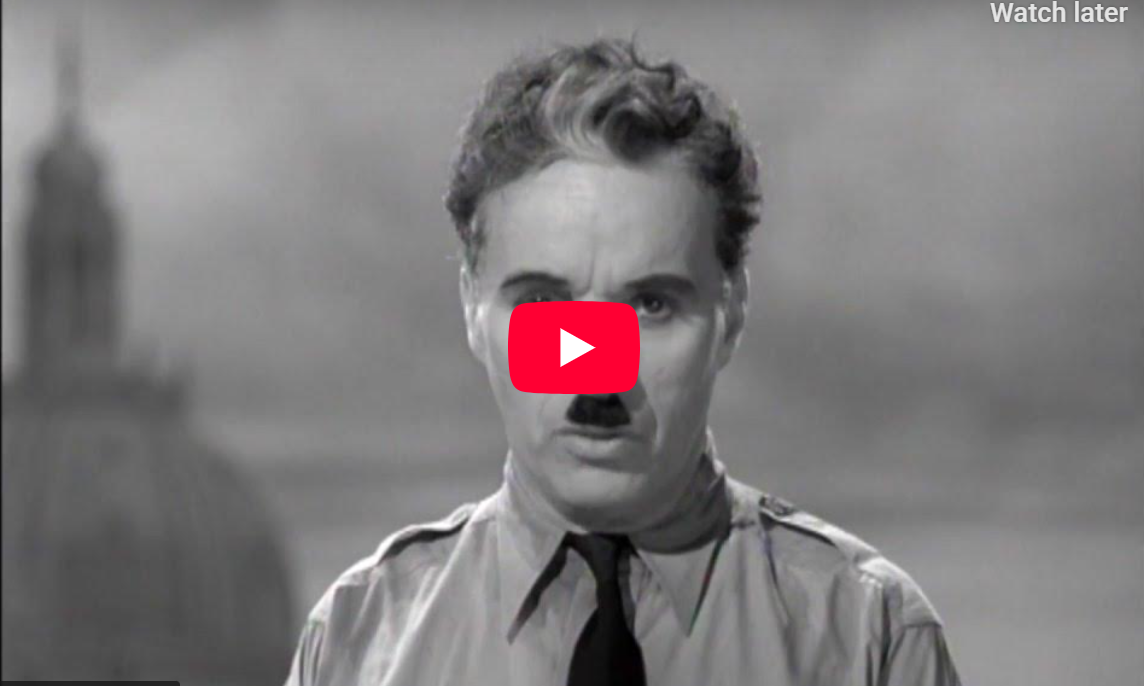 Charlie Chaplin - The Great Dictator Speech